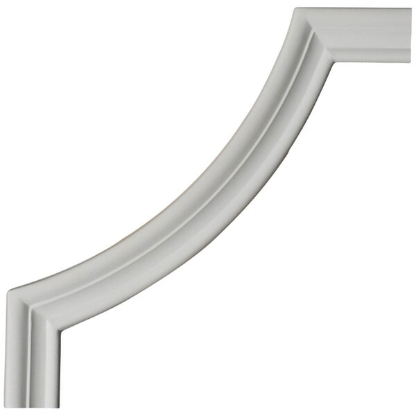 Ekena Millwork 10"W x 10"H x 5/8"P Stockport Panel Moulding Corner (matches moulding PML01X00ST) PML10X10ST - main